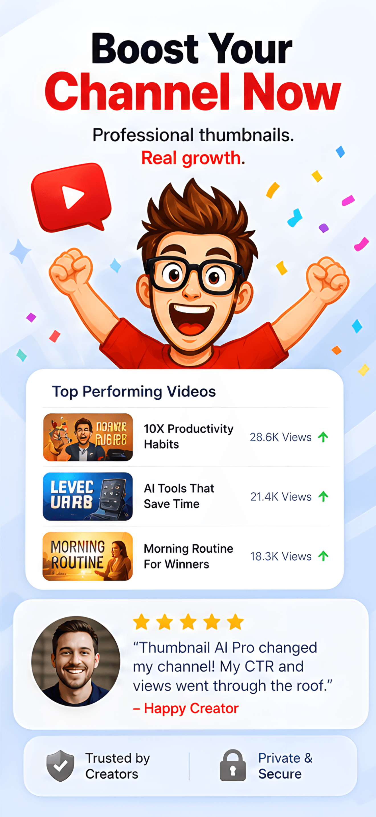 Thumbnail AI Pro Templates Gallery